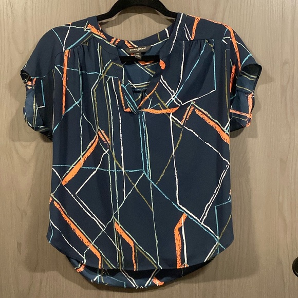 Banana Republic Factory Navy with Random Graphic Pattern - Picture 1 of 4